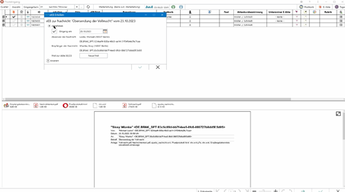 E-Workflow: beA und eEB-Bearbeitung in der E-Akte und Posteingang